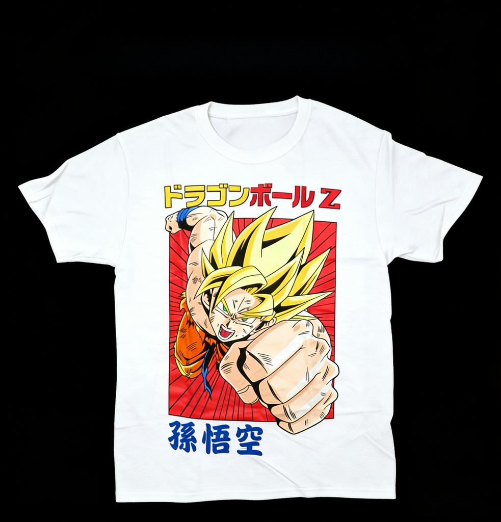Summer Dragon Ball Z TShirt Men Goku Super Saiyan Anime Graphic Short Sleeve Oversized Streetwear Loose Fit Anime Fan Tee