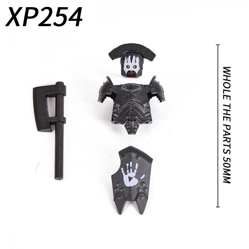 

1PCS LOTR Elves Soldier Orcs Army Figures Armor Guard Warrior Archer Medieval Knights Building Blocks Bricks toys for kid gifts