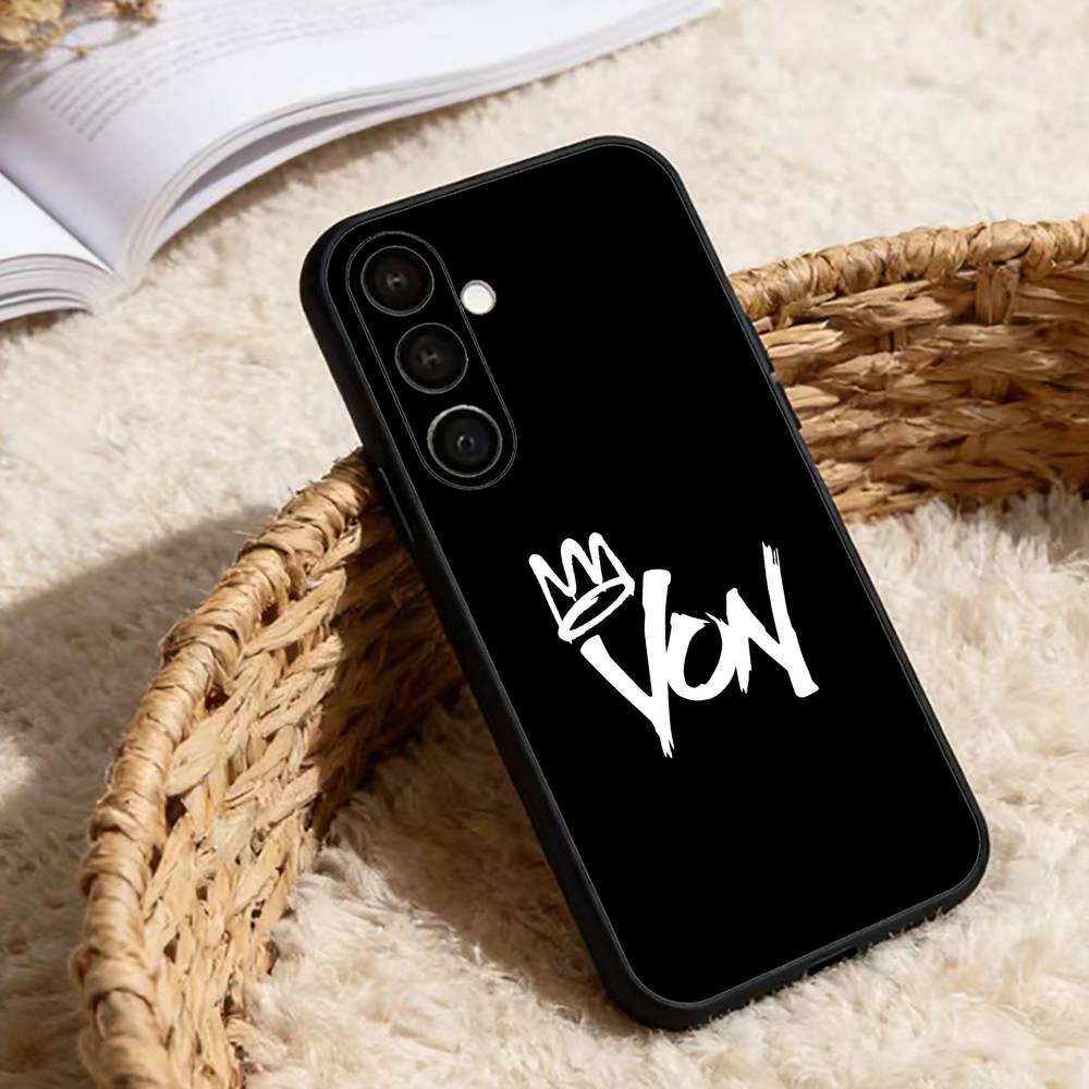Cool Rapper K-King Von Phone Case For Samsung Galaxy A13,21s,22,31,32,52,53,71,72,73,Soft Black Cover