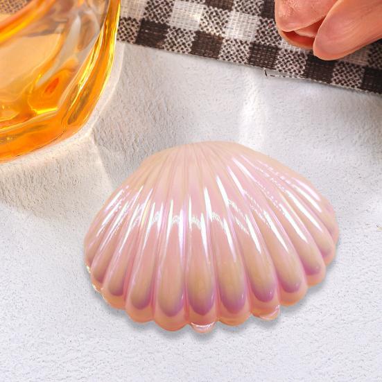 Sea Shell Candy Box Mermaid Shell Treat Container Plastic Chocolate Box Jewelry Holder for Wedding Birthday Shower Decoration