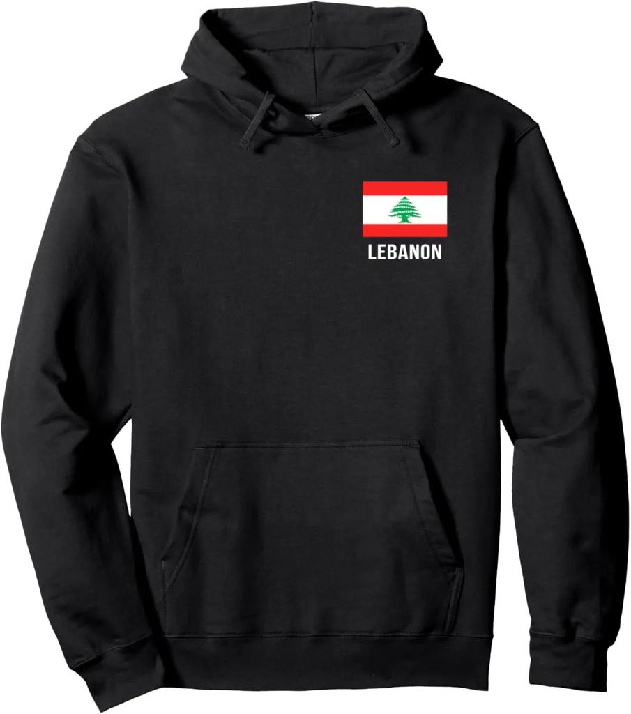 Lebanon Flag Lebanese Pullover Hoody Country Map Hoodie Pullover Hooded Hip Hop Sweatshirt Cotton Unisex Sweatshirt  Hoodies