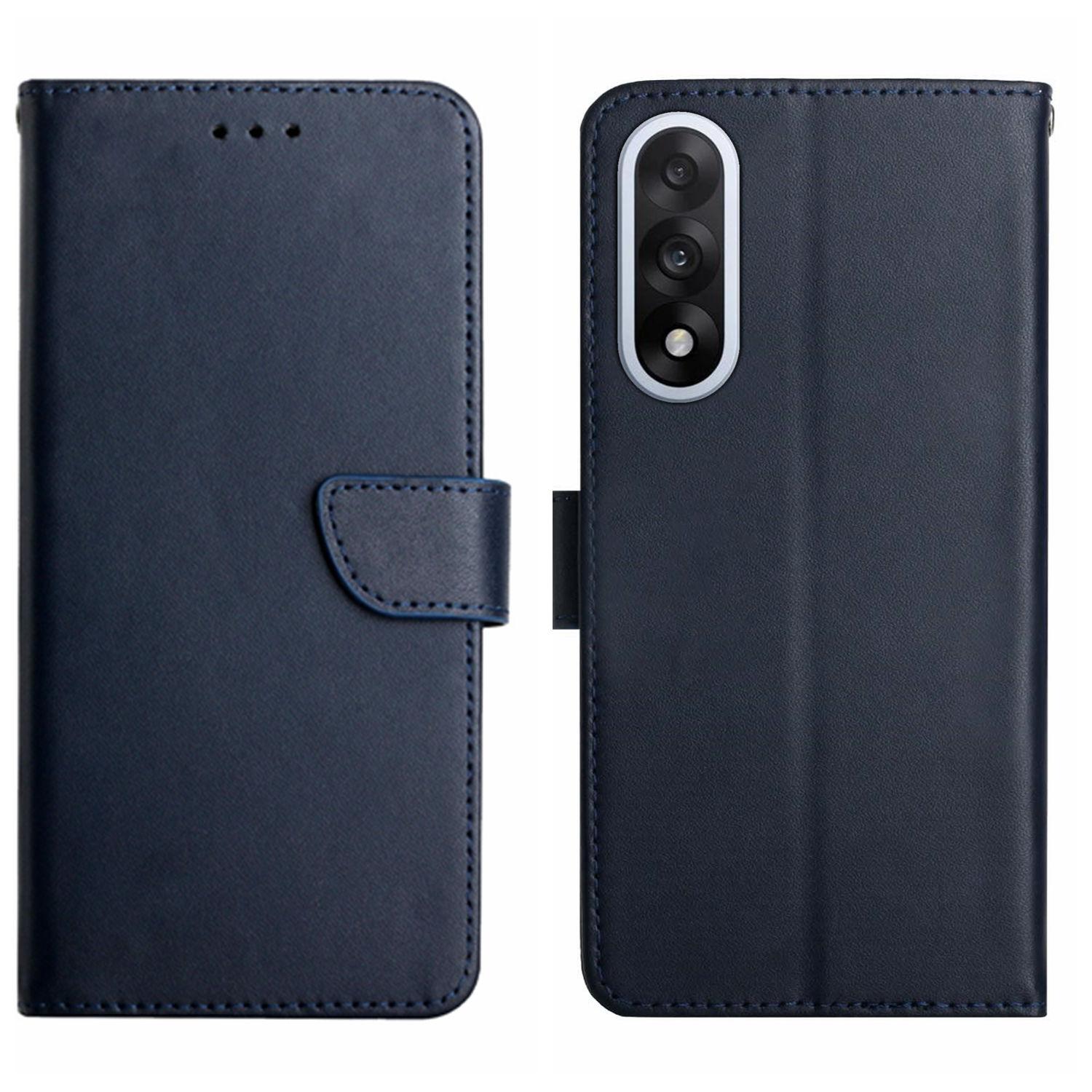 

Чехол для OnePlus Nord 5 5G из натуральной коровьей кожи с текстурой наппа Blue