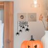 1pc Halloween Spider Switch Sticker Removable Realistic Black Spider and Web Design, for Indoor Home Decor, Living Room, Bedroom