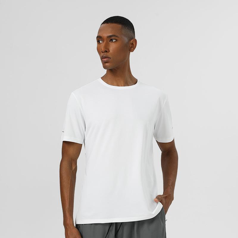2025 Men's Quick-Dry Antibacterial Reflective Sports T-Shirt - Moisture-Wicking Cloud Yarn