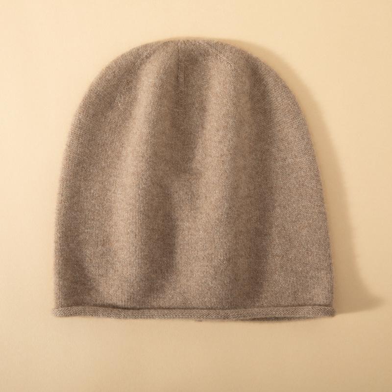 100% Cashmere Women's Elegant Turban Hat - Soft, Warm, Versatile for Autumn & Winter