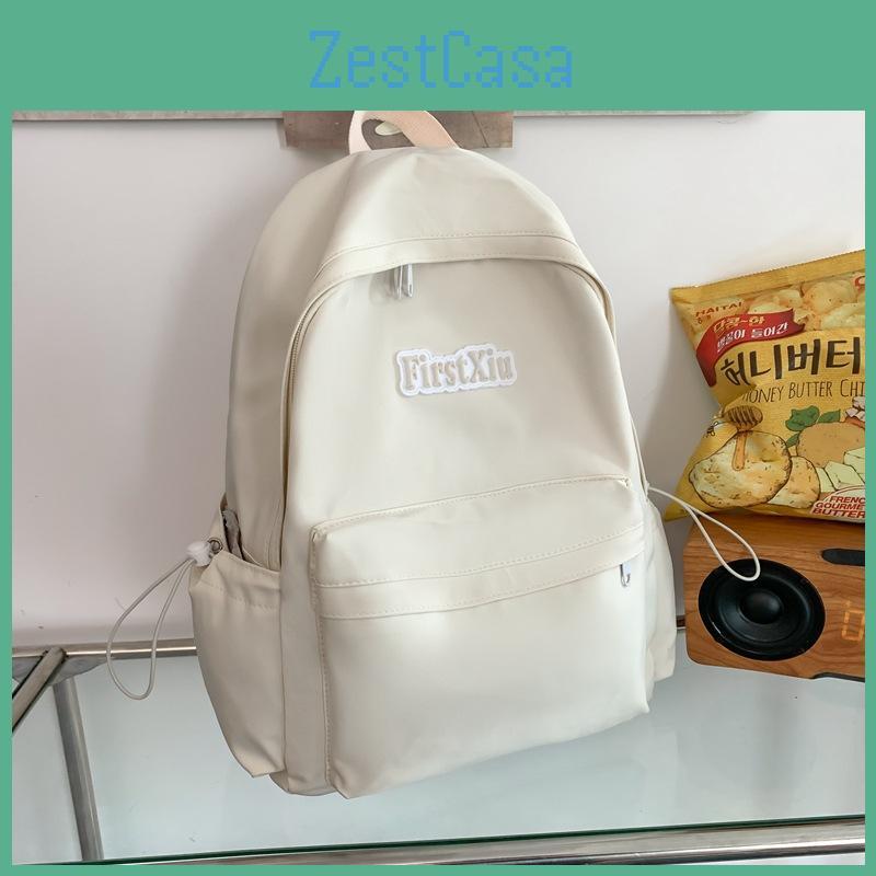 Pattern Youth Letter Fashion Backpack With Laptop Pocket For Commuting Daily