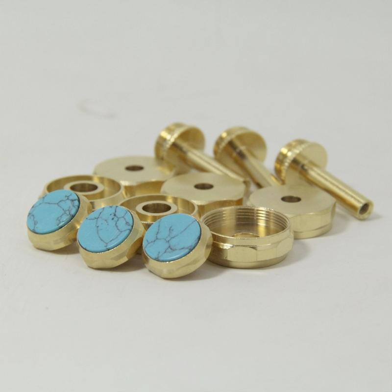 Brass Trumpet Valves Caps Instrument Button Buckle Small Button Trumpet Piston Buckle Wind Instruments Accessory