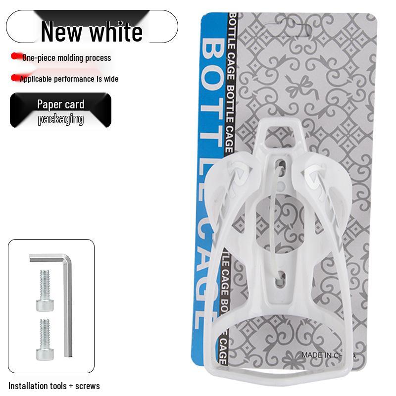 Plastic Bicycle Water Bottle Cage for Road & Mountain Bikes - Cycling Cup Holder & Gear Accessories