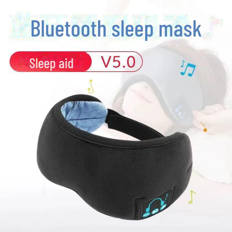 Bluetooth Music Eye Mask with Wireless Headphones: Soundproof and Light-Blocking for Sleeping or Studying