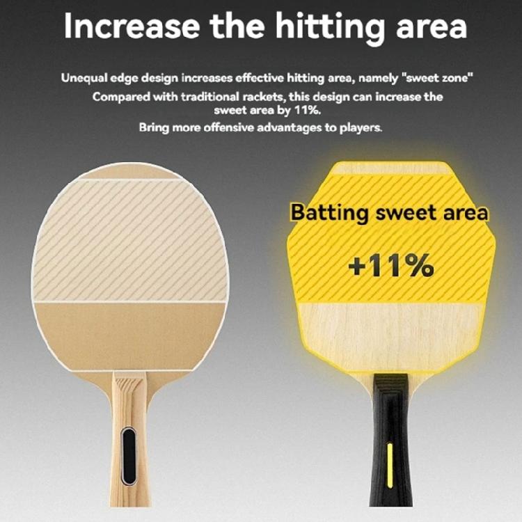 Hexagon Table Tennis Racket Bat Base Pingpong Racket Bottom Plate Beginner Training PingPong Racket Easy to Use