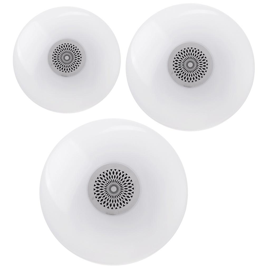 48W/28W/18W LED Ceiling Light Bulb with Bluetooth Speaker Dimmable Modern Music Lamp with Remote for Home Party 16/23/30cm