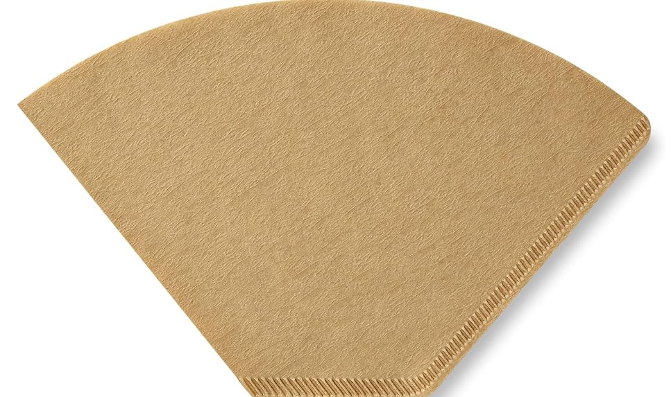 Melita Eco Brown 1x4 Coffee Filter Paper, 4-8 Cups, 100 Sheets X 3 Packs