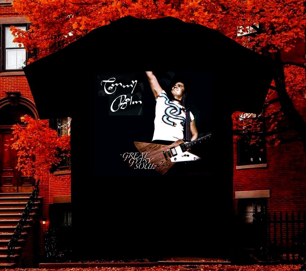 Nové Tommy Bolin Krátký rukáv Bavlna Černá Všechny velikosti S -4XL Košile Unisex Tričko