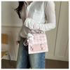 1Pc High Value Temperament Simple Backpack  Spring New Fashion Student Commuting Crossbody Portable Small Square Bag