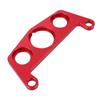 Key Switch and Indicator Light Mount Replacement for Pro Taper Handlebar Clamps Risers Aluminum Red