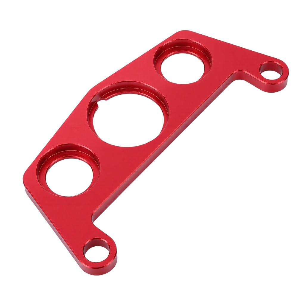 Key Switch and Indicator Light Mount Replacement for Pro Taper Handlebar Clamps Risers Aluminum Red