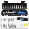 Double-direction Ratchet Bicycle Automotive Tool Ratchet Torque Wrench Set  Cycling Accessories
