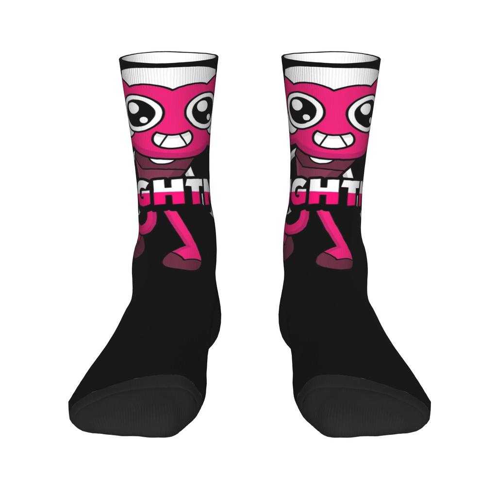 Stylish Women Men Crew Socks Brightney Cartoon Merch Comfortable Dandy's World  Breathable Stockings