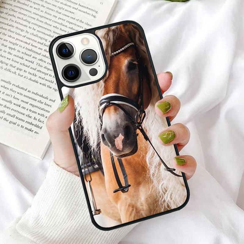HORSE BEAUTIFUL Phone Case Cover for iPhone 17 Air 16 16e 12 11 13 14 15 Pro Max for Apple Plus Coque