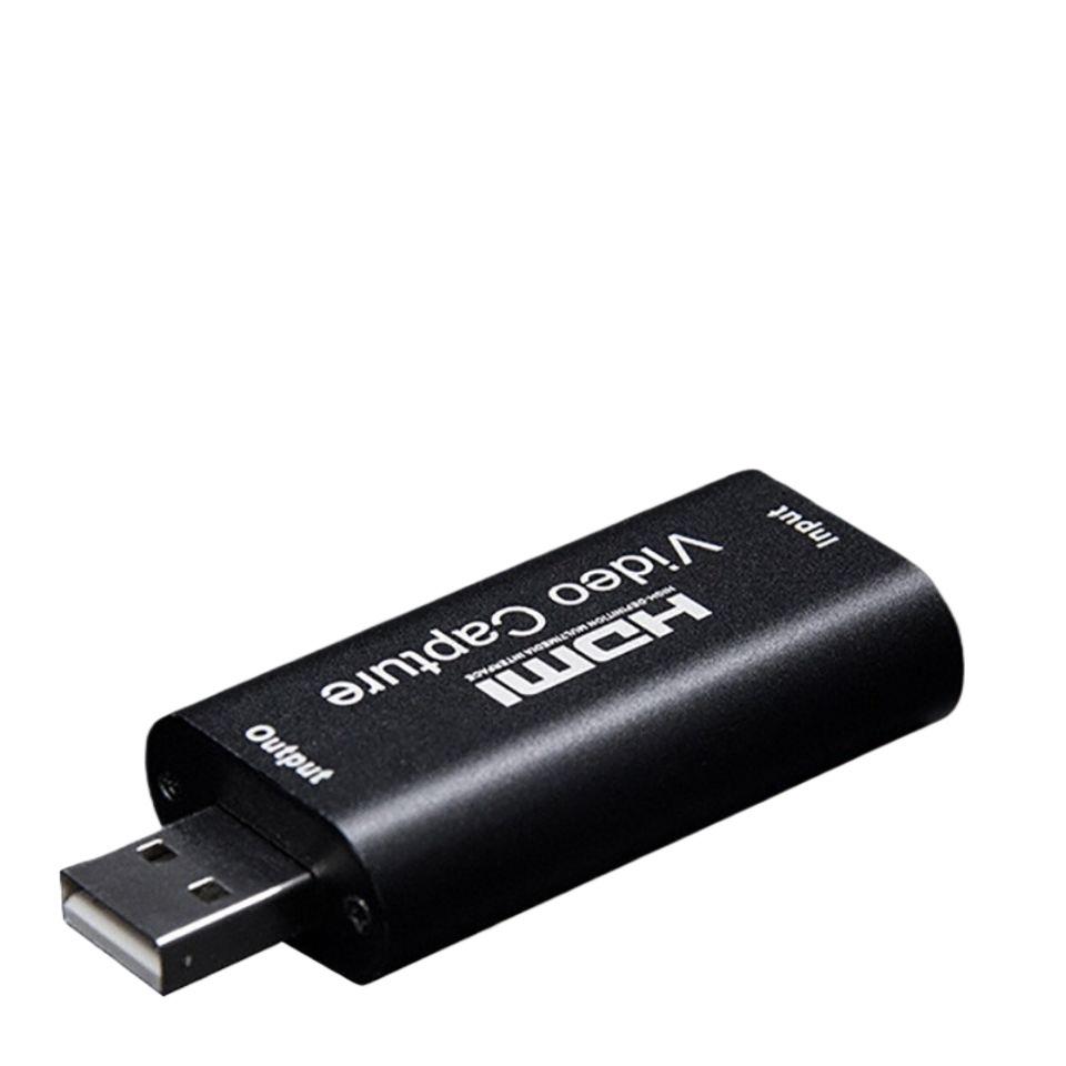 HDMI To USB High-Definition Capture Card for Laptop Monitoring & Game Live Streaming with Switch/PS4 Compatibility