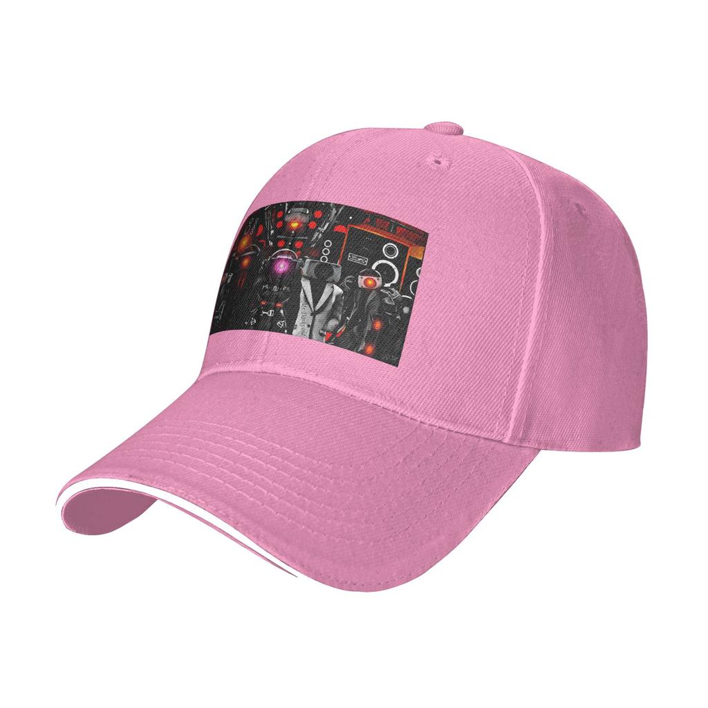 Game Titan SpeakerUnisex Skibidi Toilet Cap Casual Baseball Caps Adjustable Hat Hip Hop Summer Unisex Baseball Hats Customizable