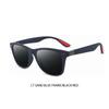 Men's Polarized Square Sunglasses Fashion Rice Nail Driver Glasses Riding Driving Sun Shade Sunglasses