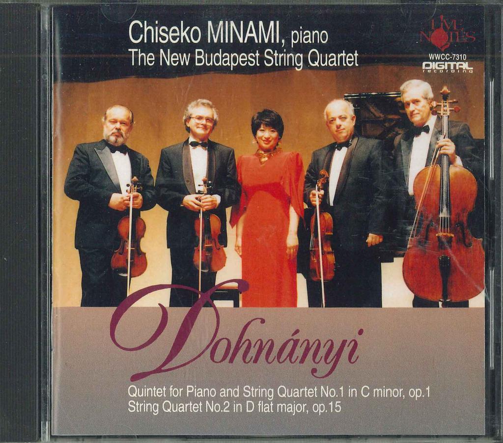 CD DOHNANYI NAN QIANSHIZI Piano Quintet.1 String Quartet.2 WWCC7310 Japan Classical Used