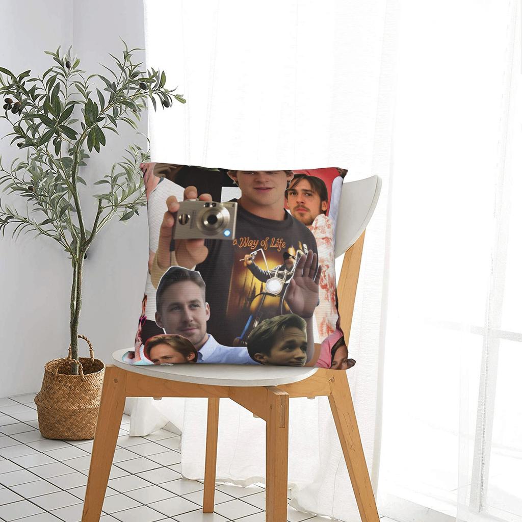 Federa Cuscino Ryan Gosling Collage Federa Cuscino Divertente Per Divano Camera da Letto Decorazione Casa Federe