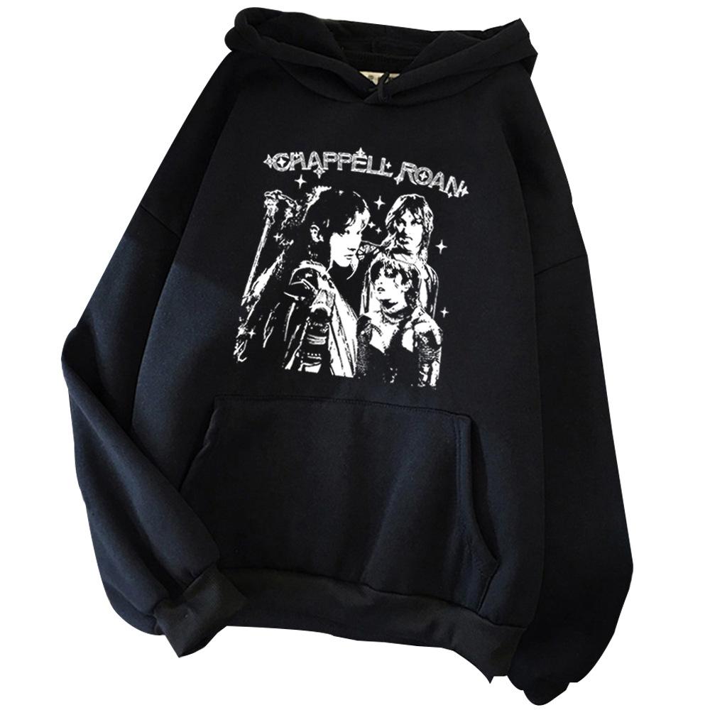 

Худі Chappell Roan Мерч Подарунок для фаната Унісекс Осінь Зима Фліс Вуличний одяг Топи M