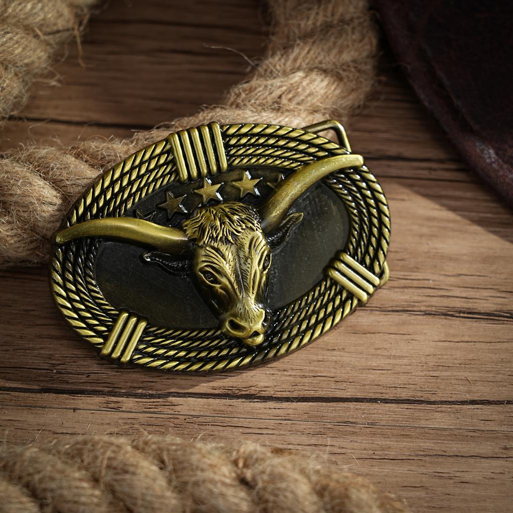 1PC Punk Wind Pressure Flower Alloy American Retro Belt Buckle Personalized Trend Western Cowboy Belt Buckle for Men and Women
