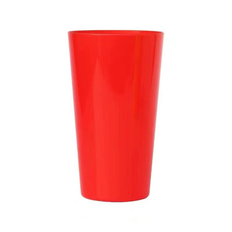 8PCS 18OZ Plastic Cups Tumbler Reusable Cup Free BPA Pint Glass for Beer Party or Home Bar Choose Your Color from 9 Colors