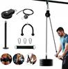 Upper Lower Pulley Set for Home Exercise Steel Cable Pulley + Rope