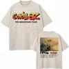 100% Cotton Vintage Washed Gorillaz The Mountain Tour T Shirt Fashion Men/Women Aesthetic Retro Oversized Loose Acid Was 1450
