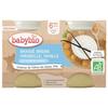 Babybio - Petit Pot Bébé Brassé Brebis Mirabelle Vanille - Bio - 2x130g - Dès 6 Mois