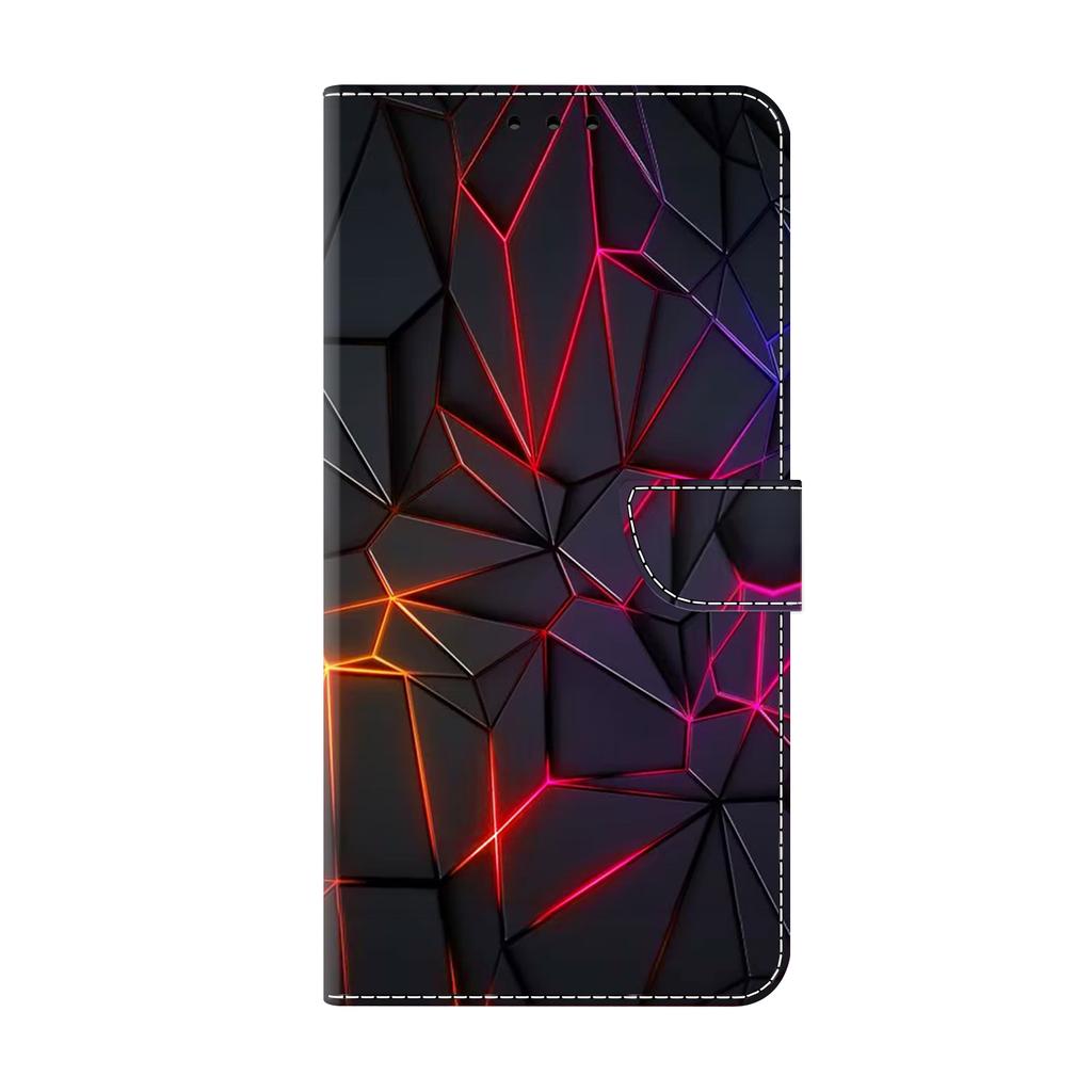 Etui na telefon Samsung Galaxy A55 A35 A34 A33 A32 A31 A16 3D Urocze Malowane Magnetyczne Skórzane Etui z Klapką i Uchwytem Portfel Etui na Telefon Komórkowy