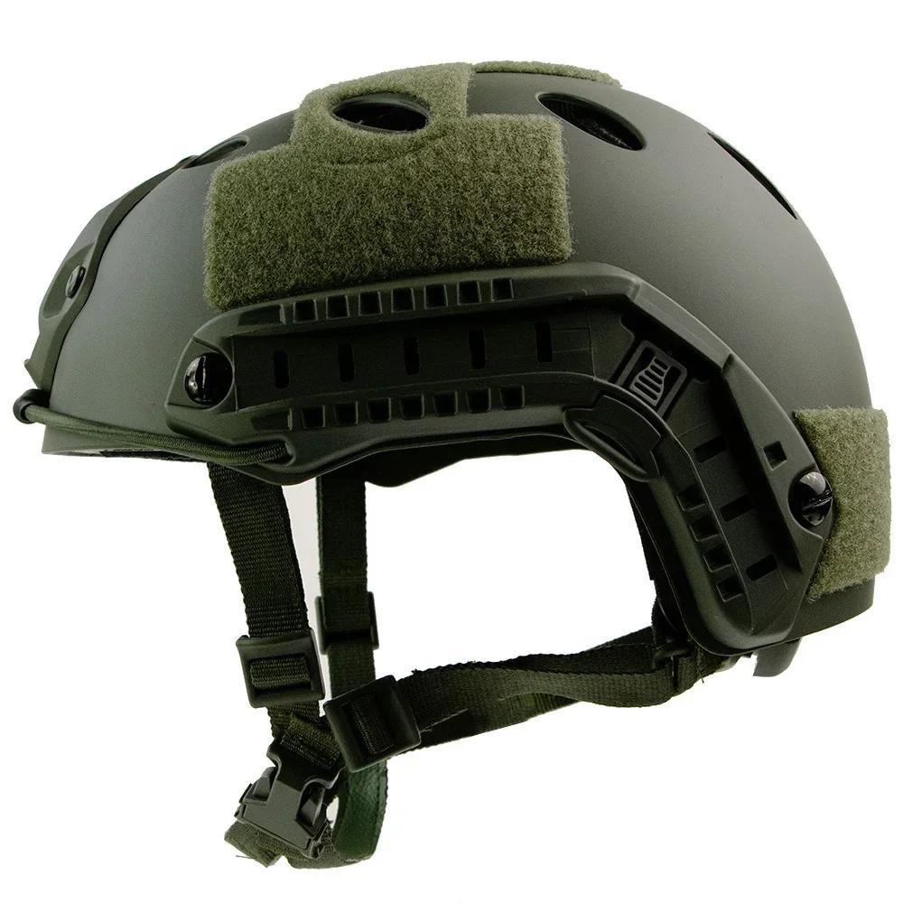 FAST Tactical Riot Helmet ABS 4-Point Suspension Adjustable Head Circumference for Military CS Airsoft Outdoor Protection