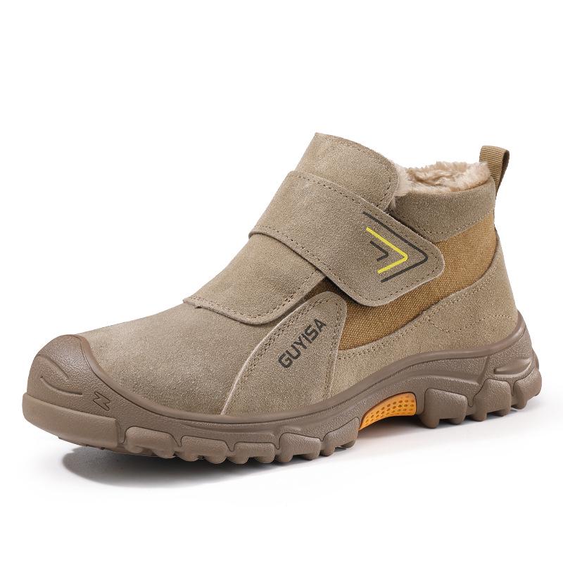 Breathable Men’s Fireproof, Anti-Smash, Anti-Puncture Safety Shoes - Comfortable, Wear-Resistant, Non-Slip Work Shoes for Welders