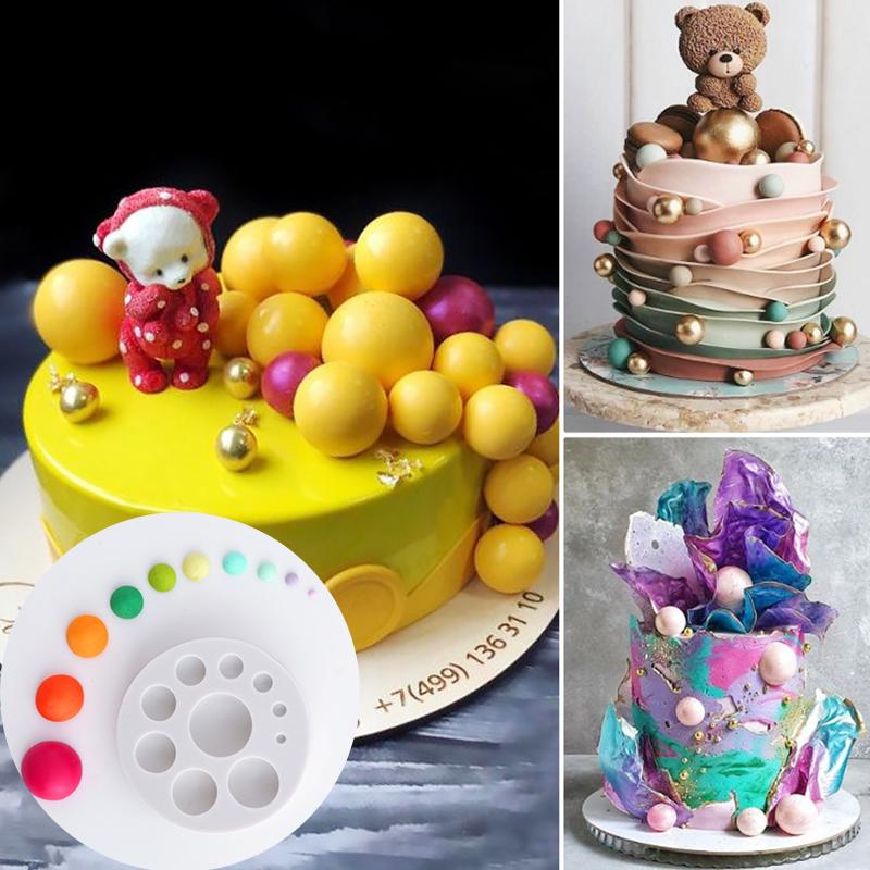 Sugarcraft Fondant Cake Tools Circle Decorating Chocolate Mold Silicone