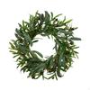 Artificial Olive Wreath Fake Leaf Silk Hanging Greenery Spring Summer for Party Festival All