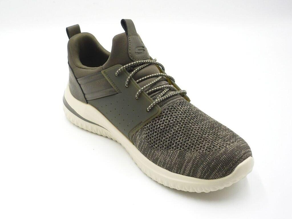 Skechers Relaxed Fit Sneakers: Crowder - Colton Olive