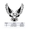 Auto Stickers Elegant Eagle Reflective Car Stickers Windows Motorbike Bumper Laptop Decor Waterproof Vinyl Decal