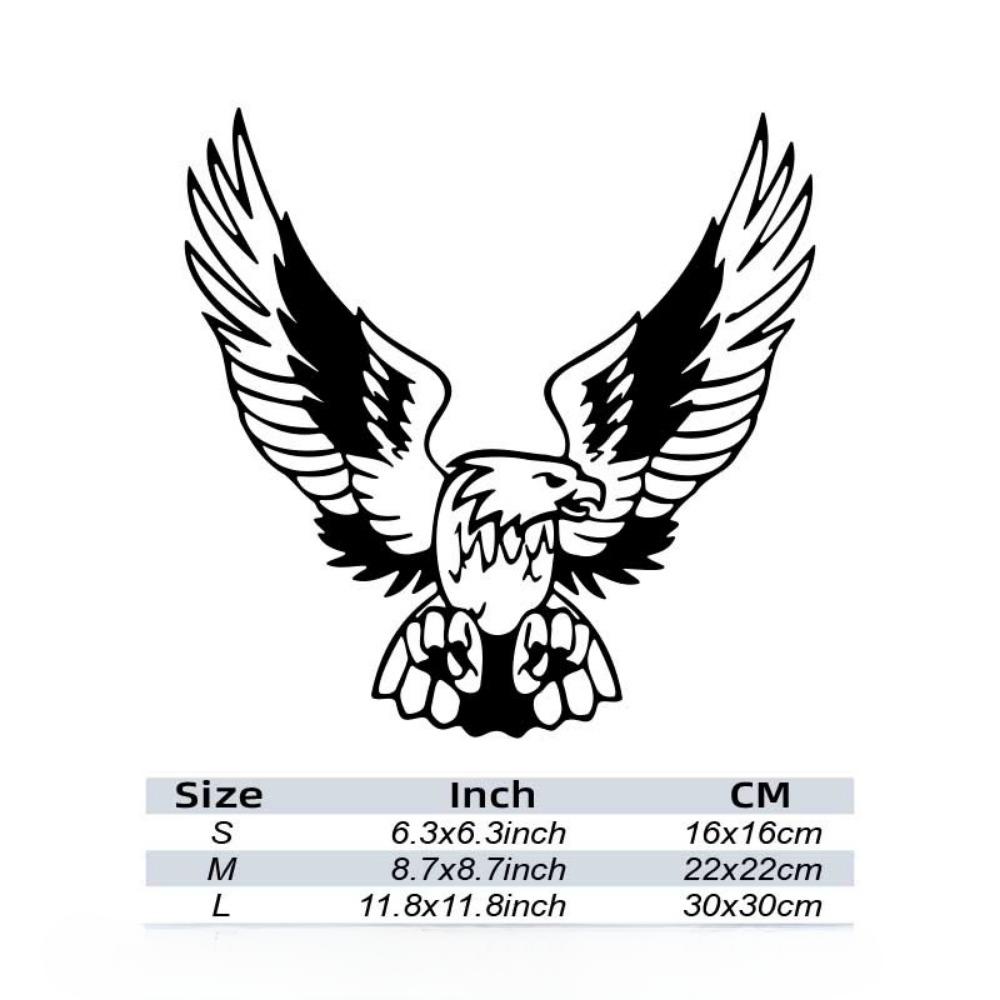 Auto Stickers Elegant Eagle Reflective Car Stickers Windows Motorbike Bumper Laptop Decor Waterproof Vinyl Decal
