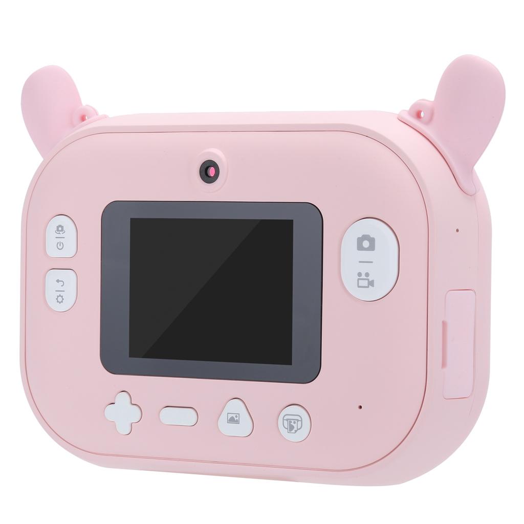 Cartoon Camera Portable Kids Mini Digital Camera Automatically Print Photo 2.4inch High Definition