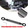 Black Adjustable Motorcycle Balance Handlebar Cross Bar Steering Strength Lever