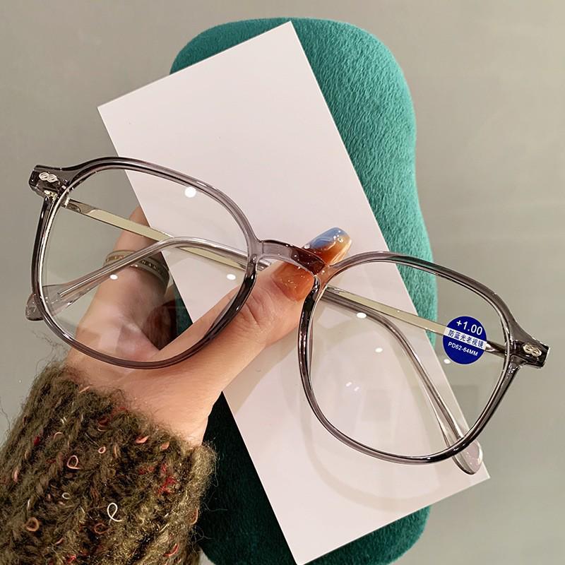 Ultra-Light Anti-Blue Light Trendy Reading Glasses with Large Frame