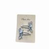 2pcs/set with Bow Design Bow Hair Clips Pearl Side Part Bangs Hairpins New BB Snap Clips  for Girls