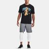 Under Armour Cotton Print T-Shirt Men Tops Black 1362006-001
