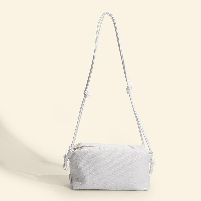 New Women's Bag Fashion Versatile Trendy High-end Design Woven Small Square Bag Shoulder Bag Crossbody Bag