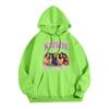 Unisex Lightweight Long-Sleeve Printed Hooded Pullover Sweatshirt