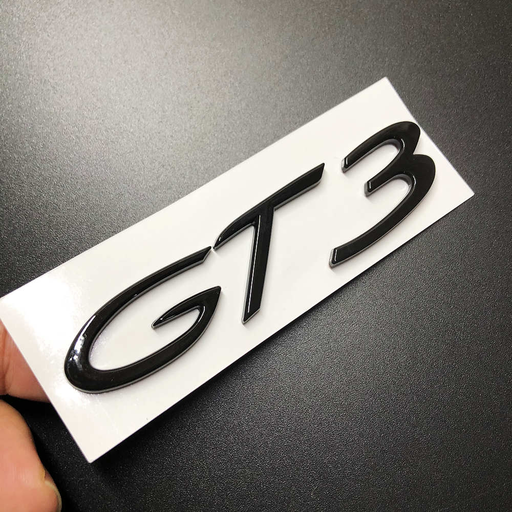 Cayears GTS GT1234 RS ABS Kunststoffen Sticker Badge Decals Racing Embleem Geschikt Na 2012 Voor Porsche Auto Carrosserie Achterklep